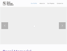 Tablet Screenshot of desaimemorial.org